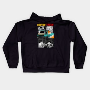 Rally Truck Kids Hoodie